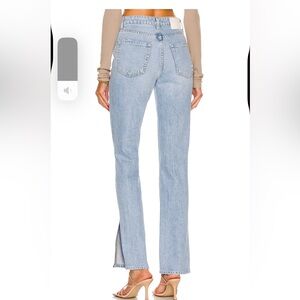 GRLFRND Harlow High Rise Boot Slit Jeans